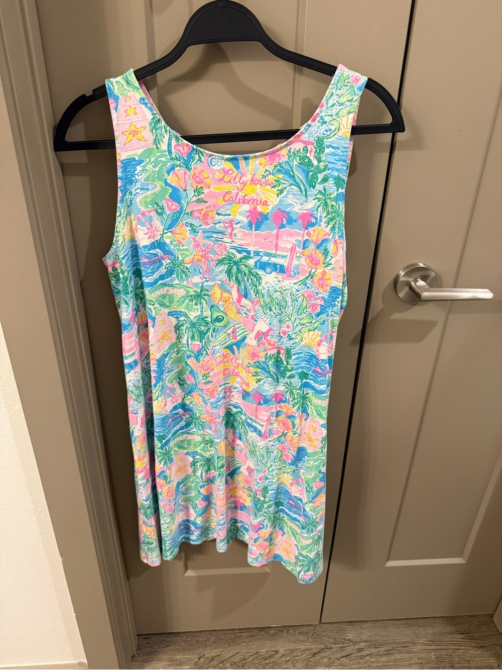Lilly Pulitzer Kristen Swing Dress "Lilly Loves California" Size